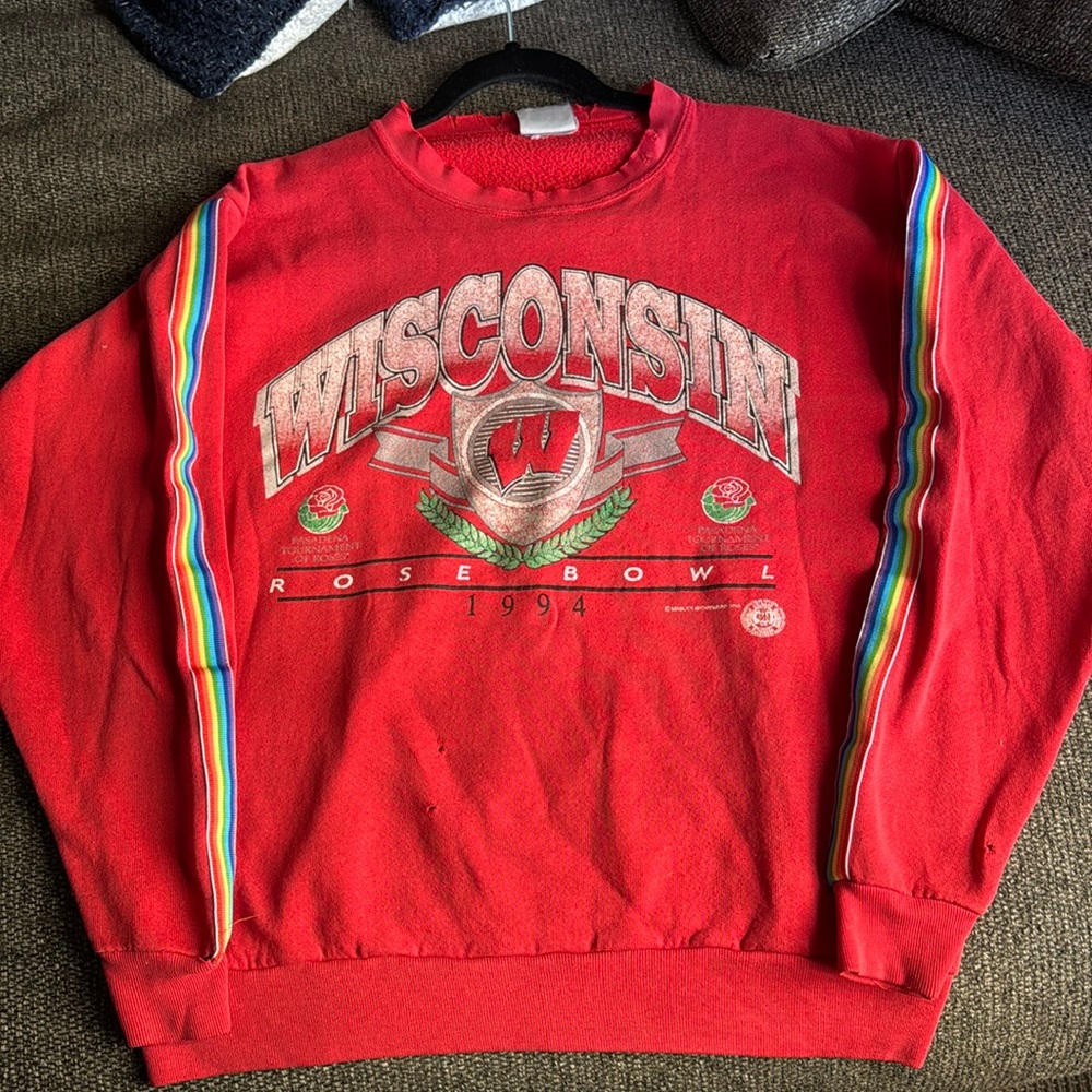 Vintage Wisconsin Rosebowl Crewneck